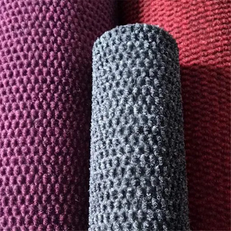 Wholesale High Quality Anti-slip Needle Punched Pineapple Carpet PVC Polyester Modern Rectangle Entrance Door Mat