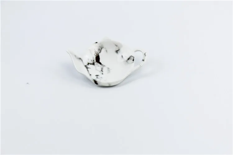 Funny shape small personalized ceramic wholesale tea bag holder for sale