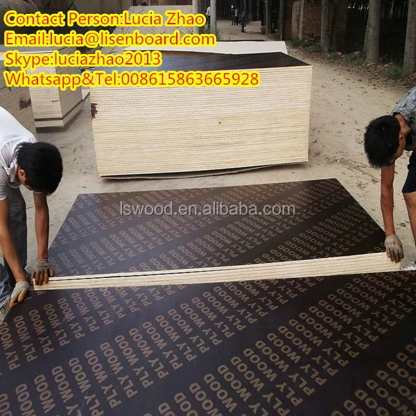
Construction & Real Estate 18mm film faced plywood shuttering board 