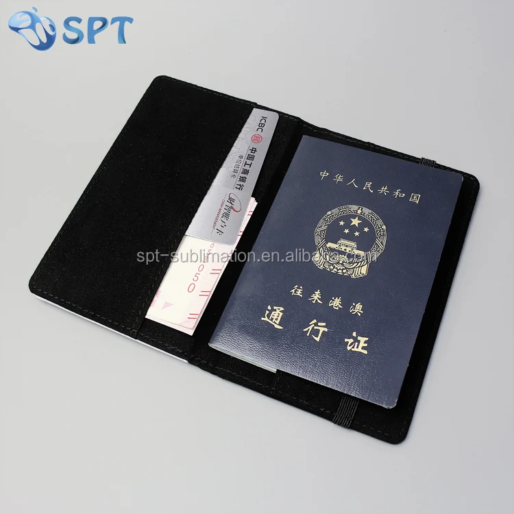 Sublimation Travel Vintage Passport Holders Genuine Leather Wholesale Passport Cover
