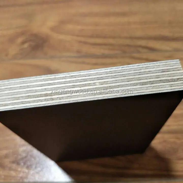 High Quality 12mm 18mm WBP/Phenolic shuttering plywood specifications brown film faced plywood