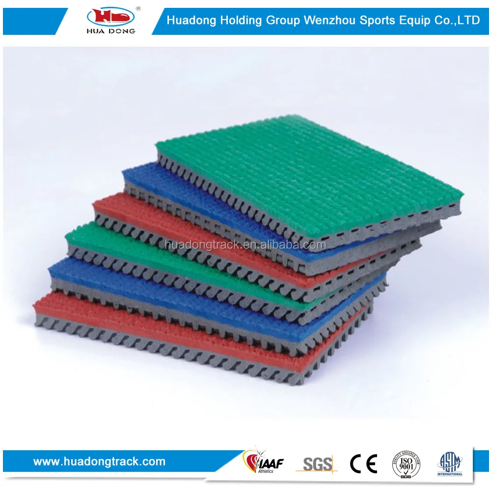 
Sports court flooring recycled rubber rolls prefabricated athletic running track 