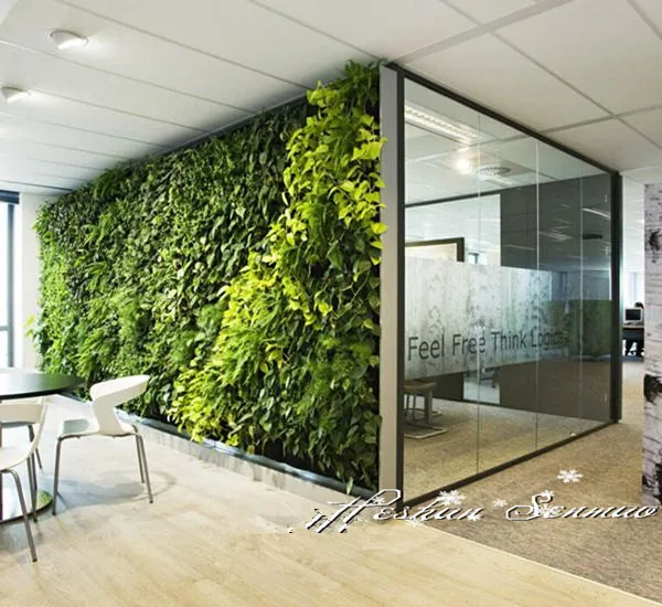 hot selling factory price new designed popular artificial plant wall vertical wall garden with high quality