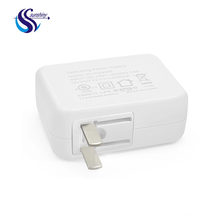 24 Вт белый 2 4 порта Путешествие адаптер питания 5 В 4.2A 4.8A складной USB зарядное устройство для мобильного телефона