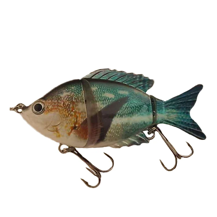 Hot Popular Multi 3 Section Jointed Swimbait Bluegill Fishing Lure