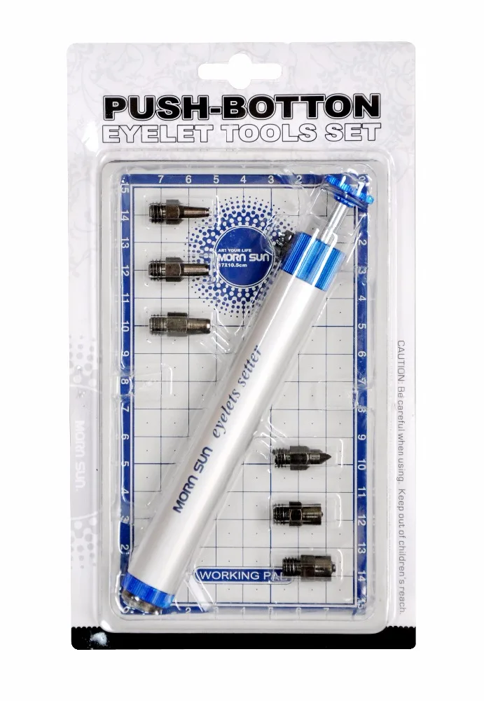 Taiwan art craft tool Stable supply Punch button eyelet tool set