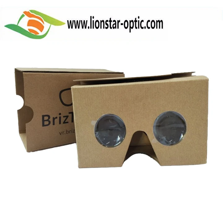  Картон виртуальной реальности Google очки из крафт-бумаги VR 2 0