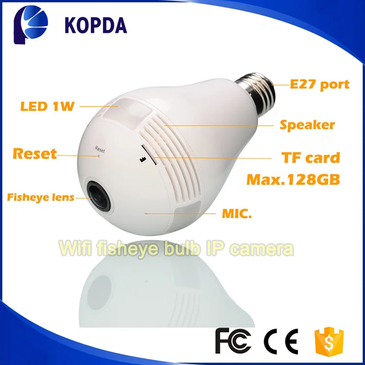 1.3MP/960P CMOS hidden camera light lamp lamp wifi camera