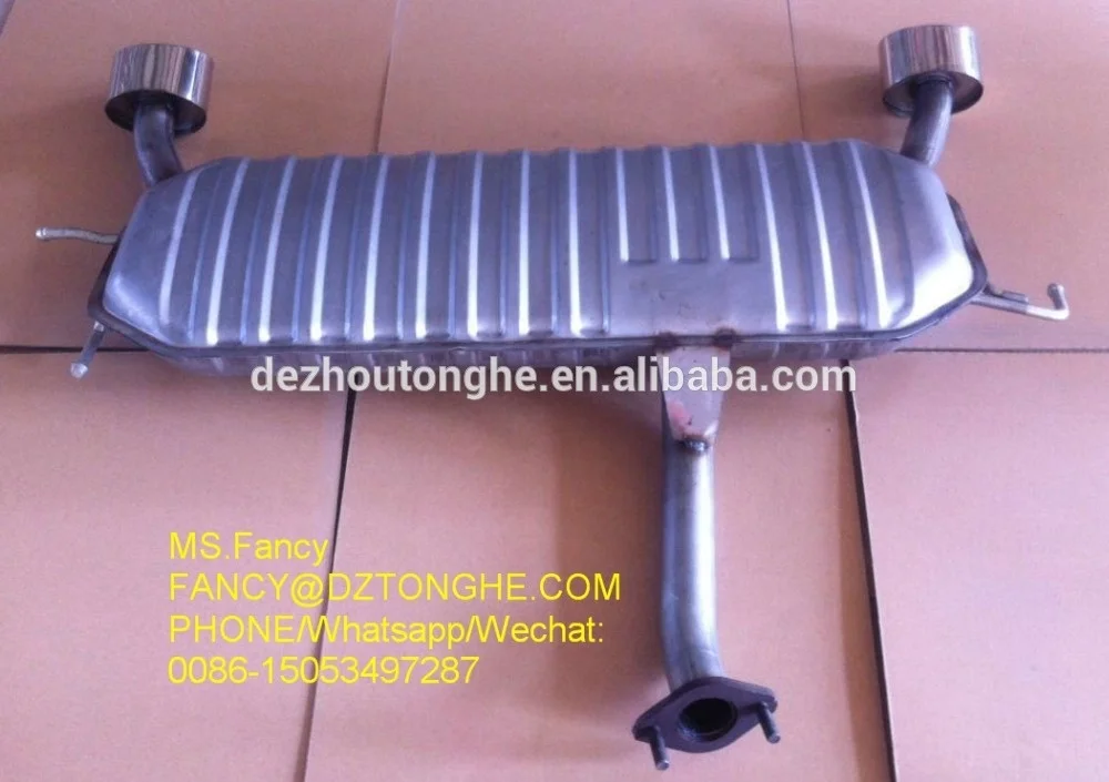 409 stainless steel Car exhaust muffler /silencer tuscon / Sportage exhaust muffler