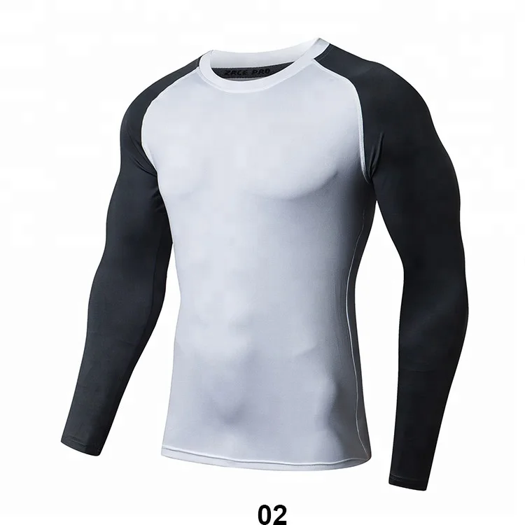 china manufacture wholesale cheap custom quick dry rash guard surf compression shirt for men