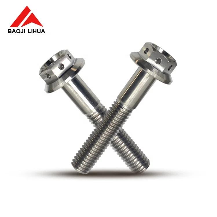 Heng titanium hex flange bolts for motorcycle