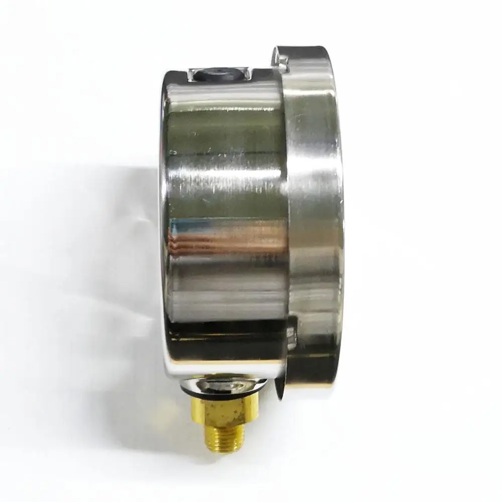 7BAR/100PSI Y100 316/304 Safe Glass Good Price Cheap Stainless Steel Liquid Water Filled Pressure Gauge Meter