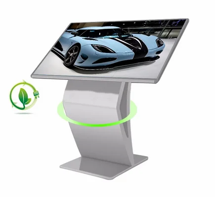42 inch indoor advertising led tv display floor stand lcd touch screen advertising display
