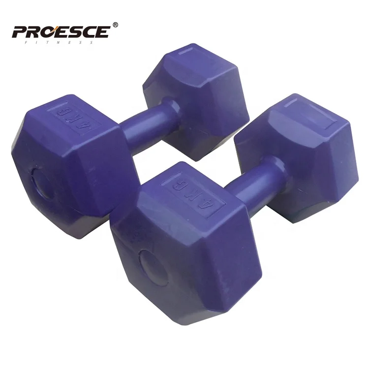 Cheap Cement Hexagon Dumbbell For Weight Lifting