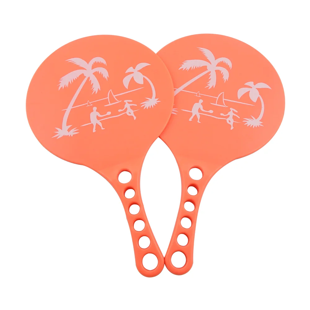 Promotion Child Sports Plastic PP Paddle Beach Ball Game Tennis Racket Beach Racket