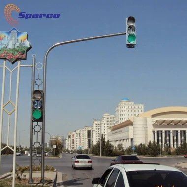 Светодиодный светофорный полюс 4-8 м из нержавеющей стали проверенный