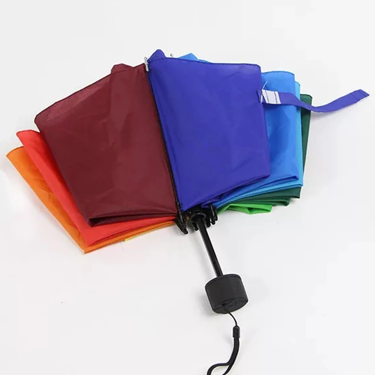 Лидер продаж, рекламный дешевый складной зонт с 9 ребрами