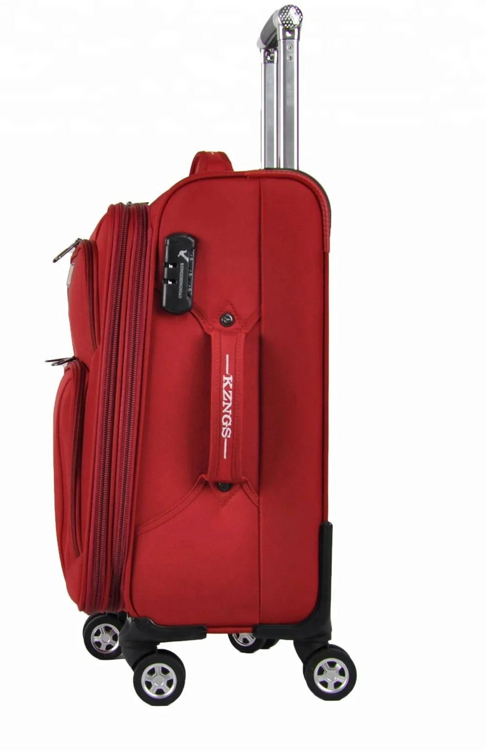 Hot sale promotional elegant travel luggage sets soft trolley luggage bag travelling suitcase