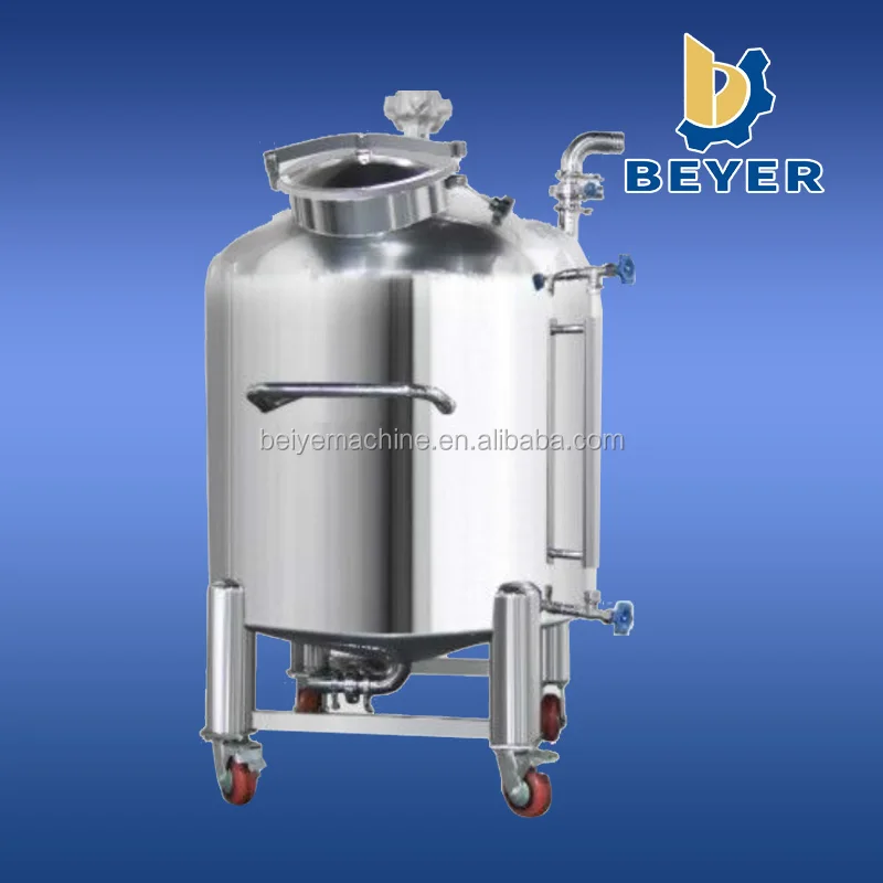 100-5000 liter wheeled chemical stainless steel storage tank