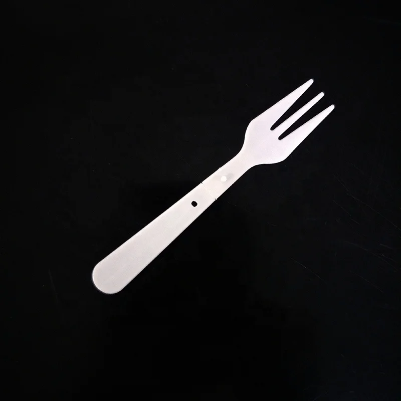 Individually Wrapped PP Mini Fork Disposable Folding Plastic Fork Cake Fork