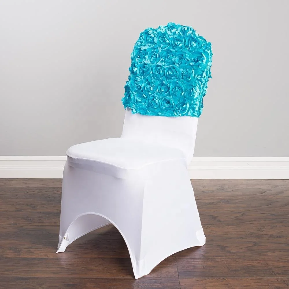Weekly Deals Wholesale dubai rosette chair covers factory sale