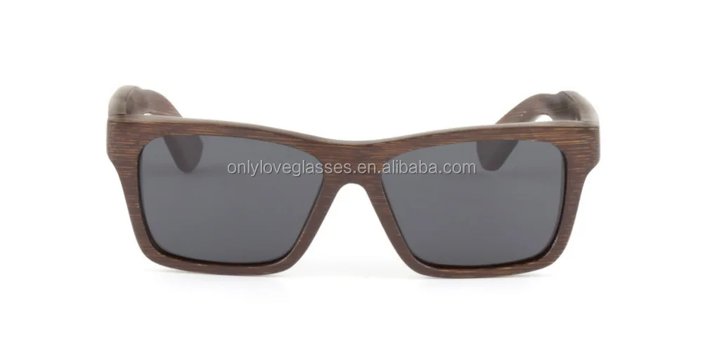 bamboo wooden custom logo sunglasses