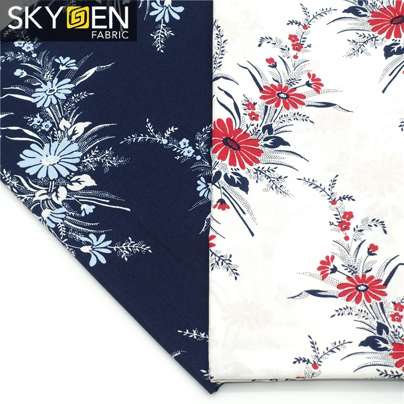 Skygen, простой дизайн, 100% хлопок, ткань с принтом для мужских рубашек