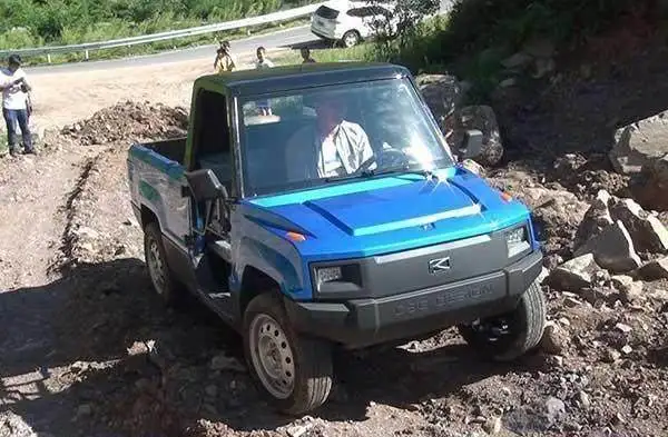 Now Model electric mini pickup with 120KM range and 2 seats