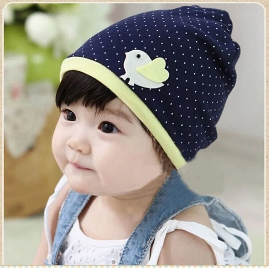 2015 new arrive Spring and autumn Korean style Fashion bird warm hat children cap