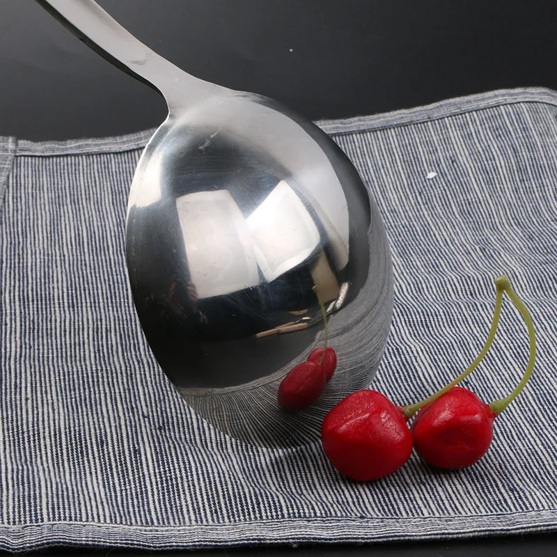 Juego De Utensilios De Cocina Cooking Tool Wooden Handle Ladle Stainless Steel Kitchen Utensil Set