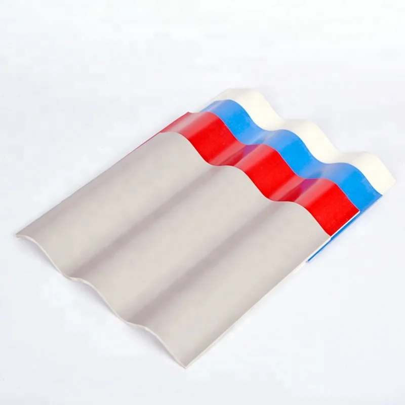 
Non asbestos waterproof corrugated plastic PVC roofing sheet building material 