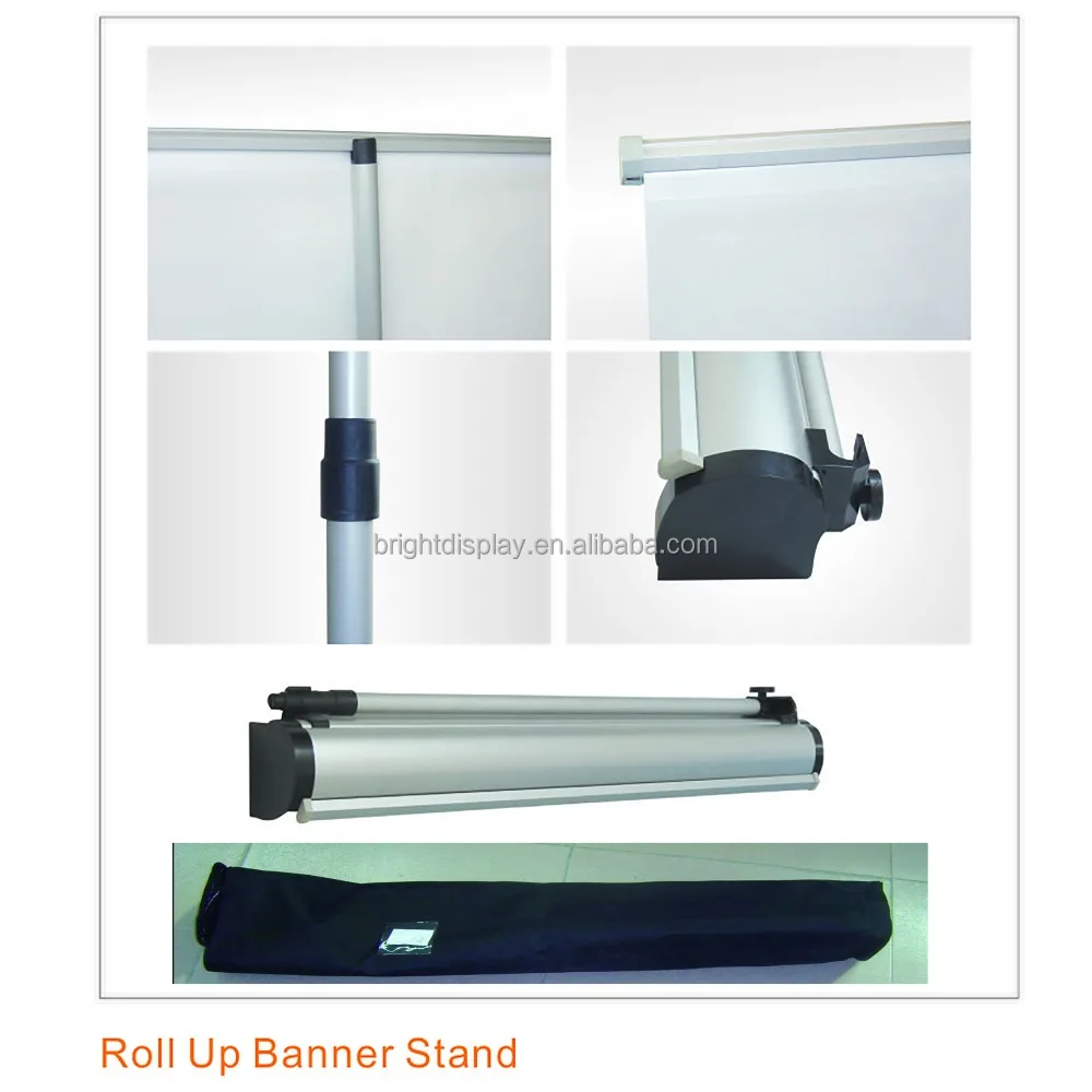 
Customized retractable aluminum roll up banner stand display for selling. 