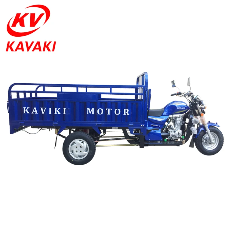 Gasoline Petrol Kavaki Tricycle 200CC Loading 1000kg For Cargo Transportation Export To Ghana Africa