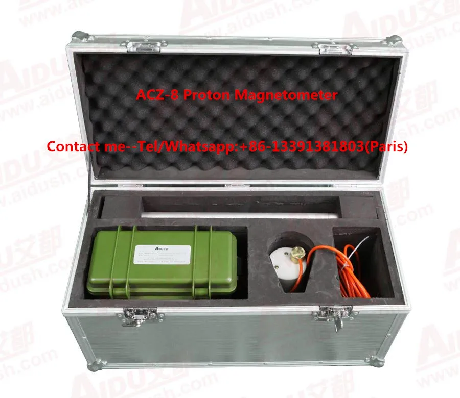 CE  Best quality high precision ACZ-8 proton magnetometer/ gold metal detector