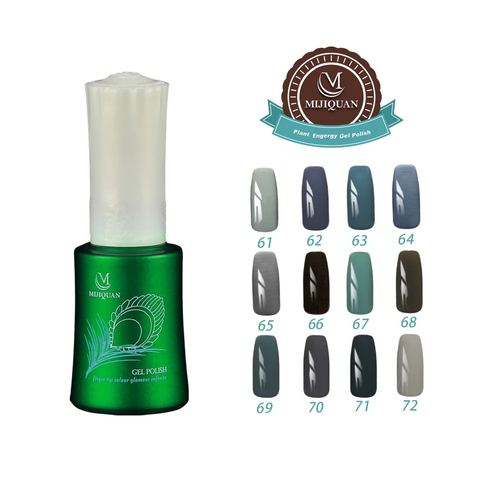 Free shipping Grandma Gray Series 12 pcs MIJIQUAN Gel Nail Polish 15ml 12 colors for choice