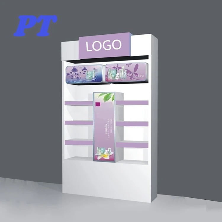 cosmetics products display stand, skin care products display cabinet, beauty cosmetic products display racks
