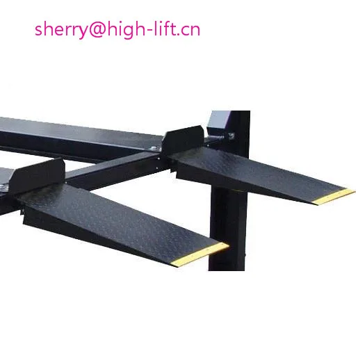 MT-SC4000 Four post movable vehicle parking lift hydraulic car lifts equipment for home garages use