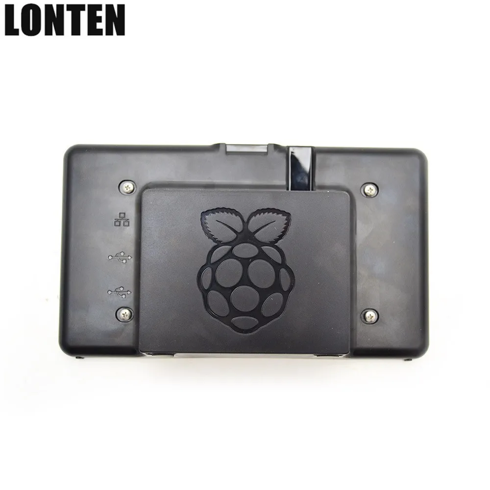 Hot Raspberry Pi 7-Inch LCD Touch Screen Case Black for Raspberry pi 3B/3B+ Touch Screen