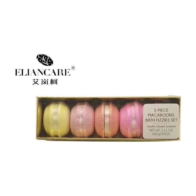 Color Macaroon Bath Fizzer/Bomb OEM Fizzy Bath Bomb