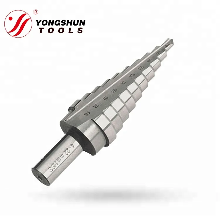 
Quick Load Straight Flute HSS Step Drill Bit White Finished For Metal Drilling High Cost-effective 