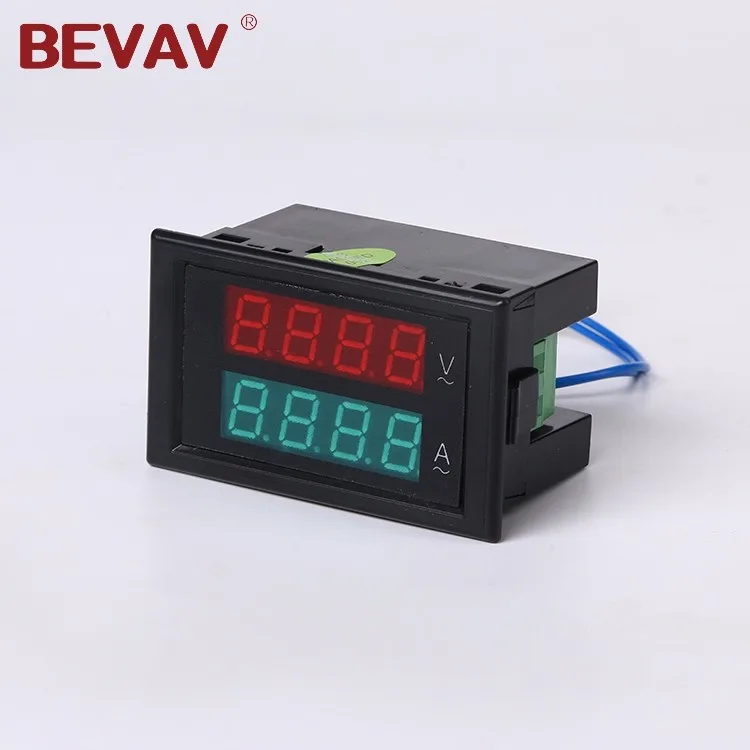 
DL85 Dual LED Digital AC100-300V Voltage Amps Meter Digital AC Voltmeter Ammeter 0-100A ac digital panel voltmeter 