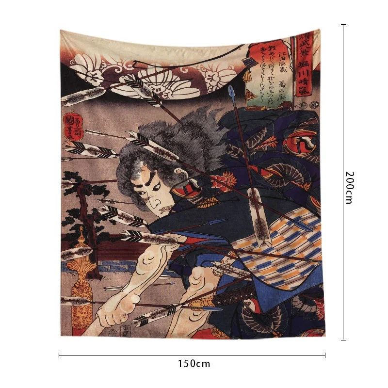 
Monad Anime Red Colourful Abstract Custom Made Tapestry For Wall 