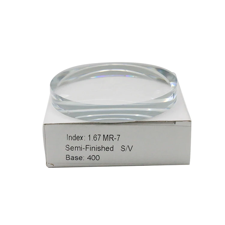 
dan yang 1.67 MR-7 70/75MM Semi-Finished S/V optical eye Lenses 