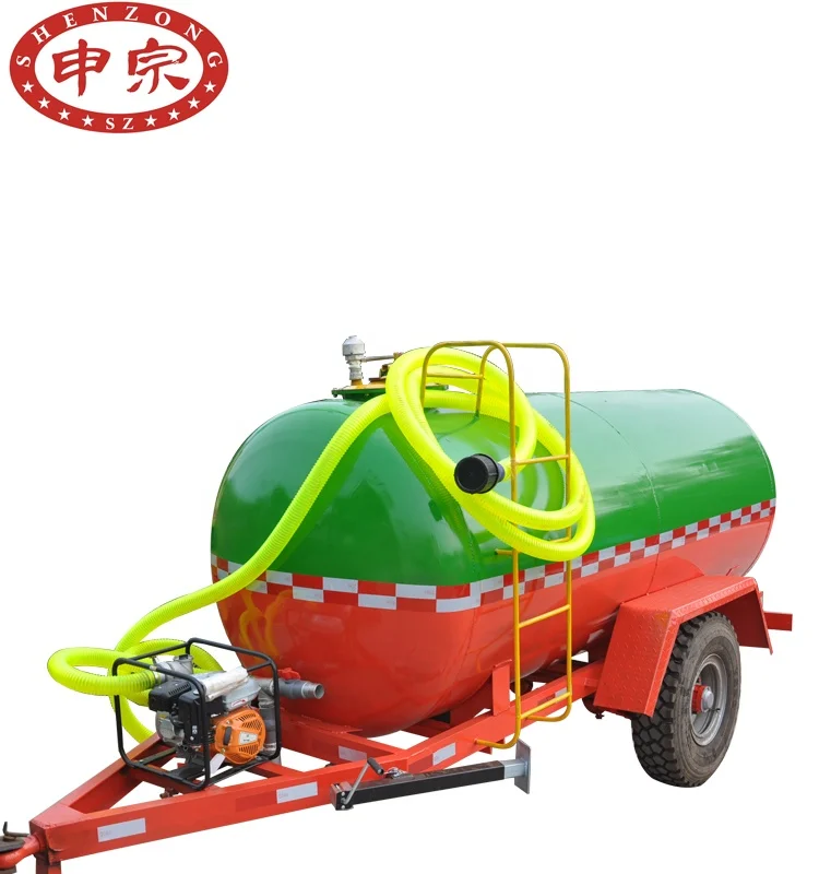 shock price water tanker truck trailer for tractor fuel tanker trailer