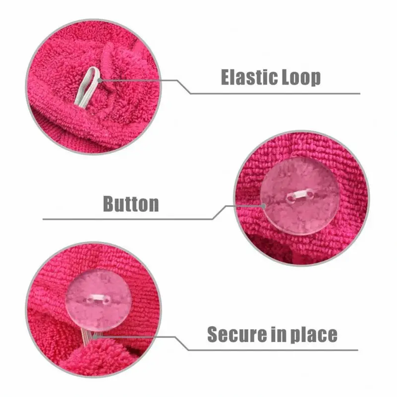 
Factory Wholesale Microfiber Professional Long Hair Drying Towel 