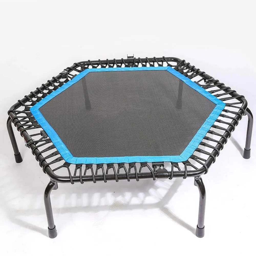 Wholesale  Adult Fitness indoor  folding mini  trampoline  with handle,fitness equipment