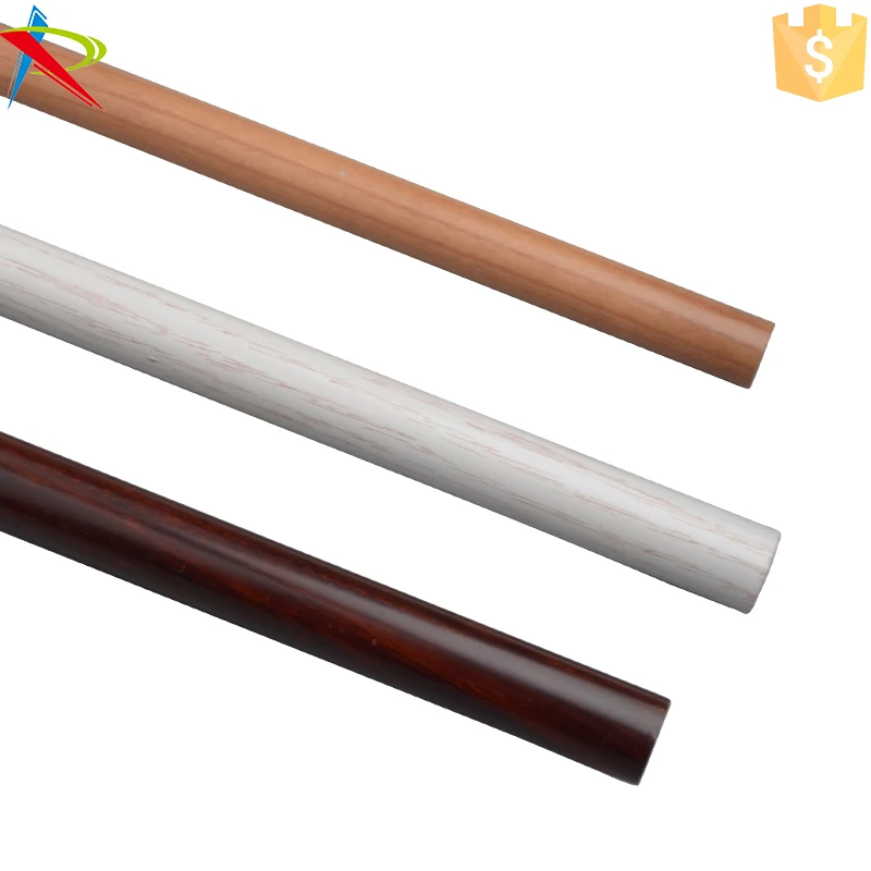 Curtain Poles/rods/pipes / Wooden Finished Metal Curtain Poles, Tracks & Accessories Iron Plain Pipe/pole 1 Meter to 6 Meter