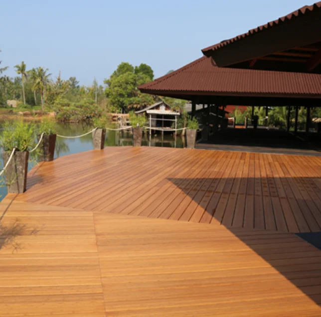 China Supplier Best Waterproof Outdoor Bamboo Flooring Exterior Bamboo Deck Flooring