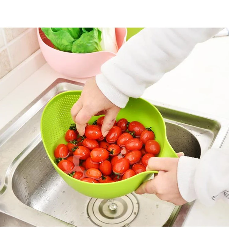 High Quality Low Price Kitchen Gadget Colander Set Plastic Kitchen Strainer