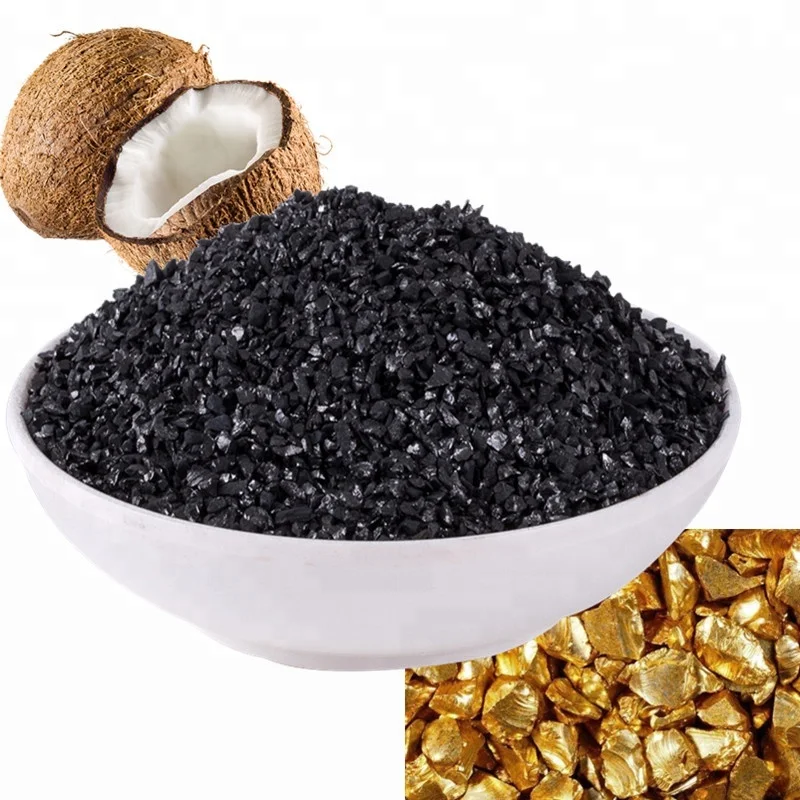 Activated carbon manufacturer supply 6*12 mesh coconut shell  activated carbon for gold extraction